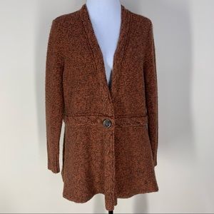 Pendleton Plus Wool Blend Cardigan Sweater
